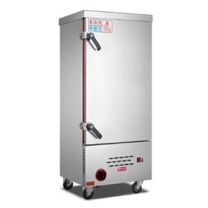 Single Door 12 Tray Commercial Gas Food Steamer Machine