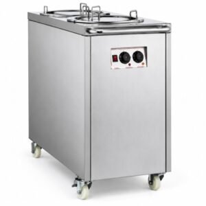 ELECTRIC DOUBLE PLATE WARMER TROLLEY